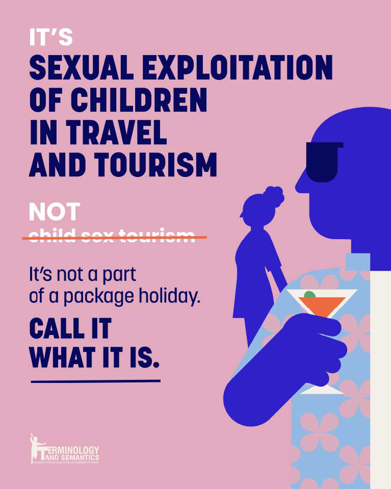 Child protection advocacy campaign social media post - Sexual exploitation of children in travel and tourism