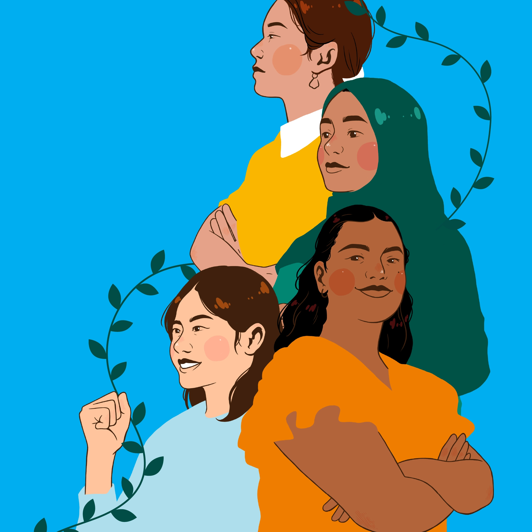Climate action event branding - Girls Go Green Summit Banner