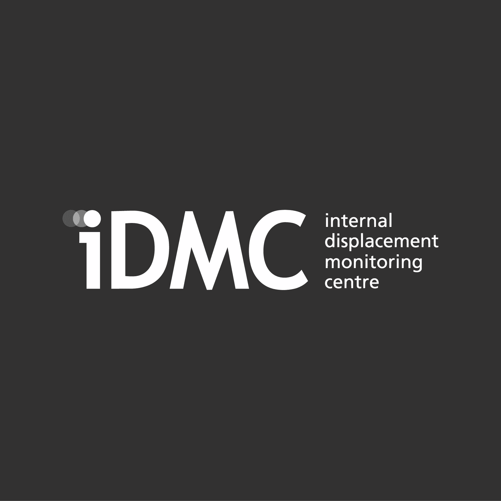 IDMC logo - Dark Background