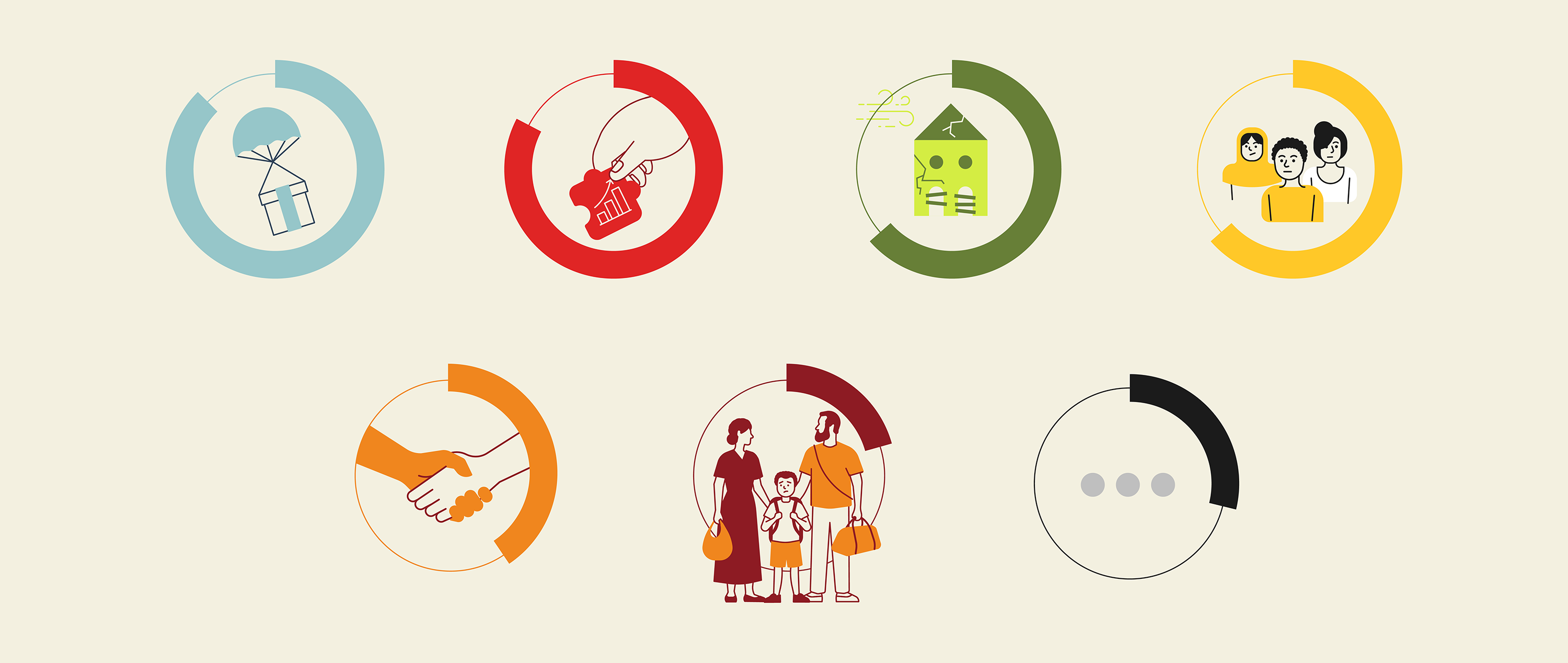 Illustrations for the Building more locally-led aid ecosystems report - NEAR