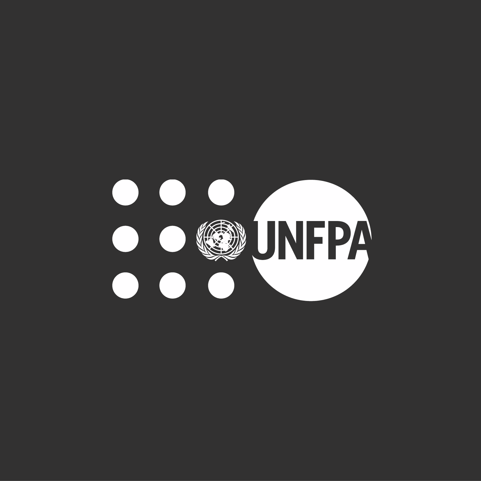 UNFPA logo - Dark Background